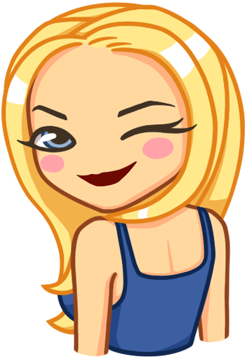 Стикеры ангел Мари