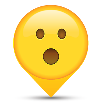 Удивленный смайлик айфон