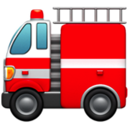 Пожарная машина ЭМОДЖИ