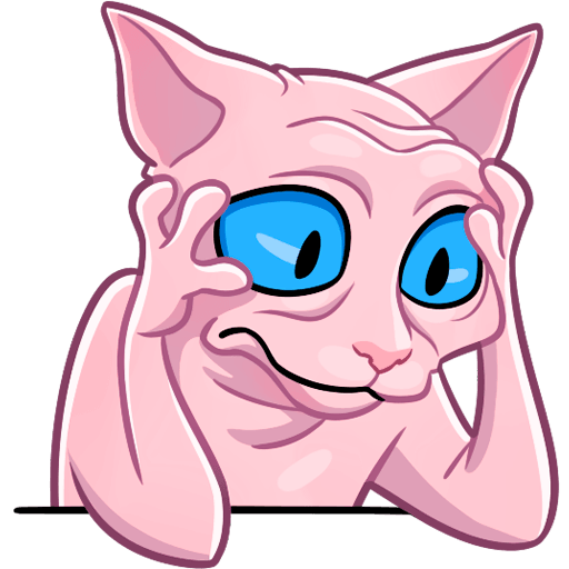 Кот РАМЗЕС Стикеры ВК