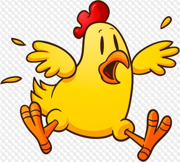 Анимационная курица