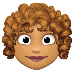 Эмодзи курчавые волосы