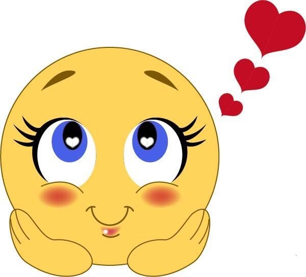 Влюбленные смайлы