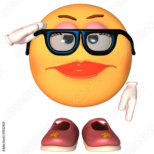 Смайлик отдающий честь