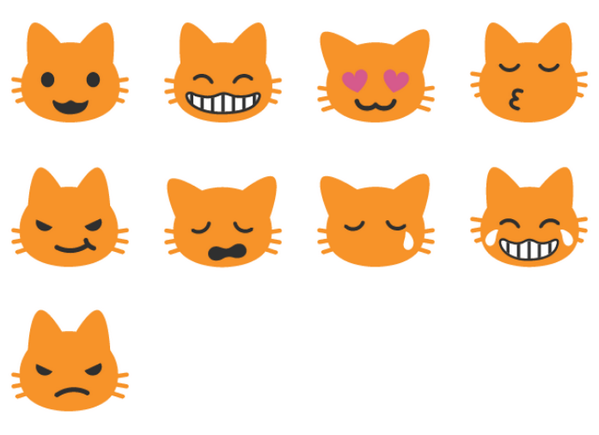 Эмодзи коты