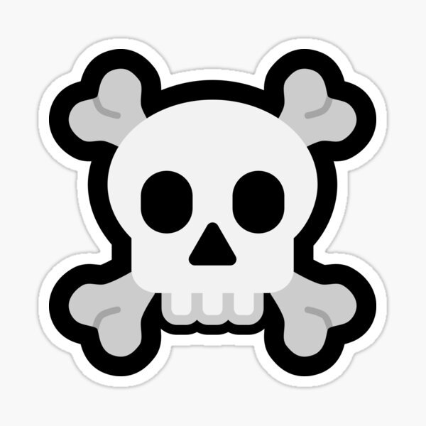 ЭМОДЖИ череп и кости