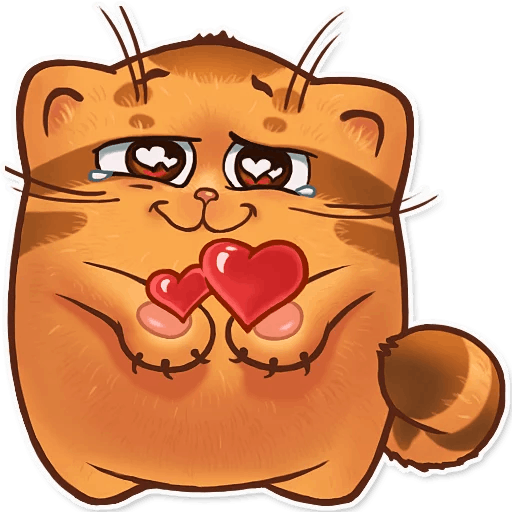 Стикеры кот Манул