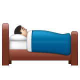 Эмодзи спящий человек