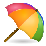 Эмодзи пляжный зонт