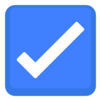 Значок галочки ВК