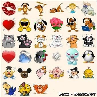 Пиксельные смайлики колобки