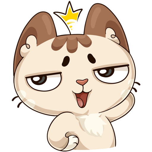 Стикеры ВК котик