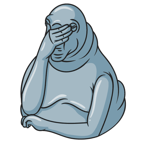 Ждун стикер для ватсап