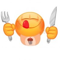 Смайлик с капающей слюной