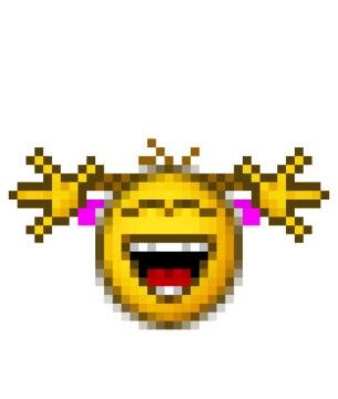 Смайлик прыгает от радости