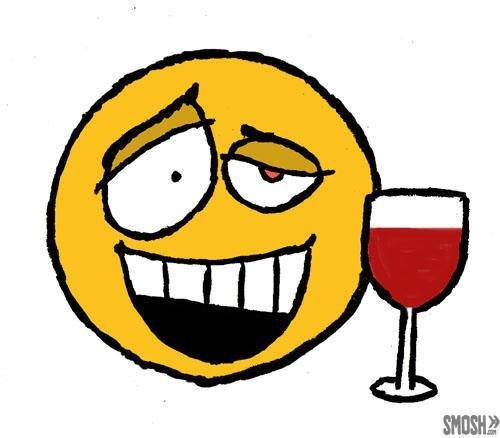 Пьяный смайлик