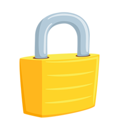 Эмодзи замок закрытый