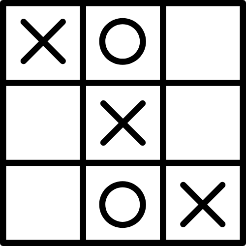 Крестики нолики на бумаге