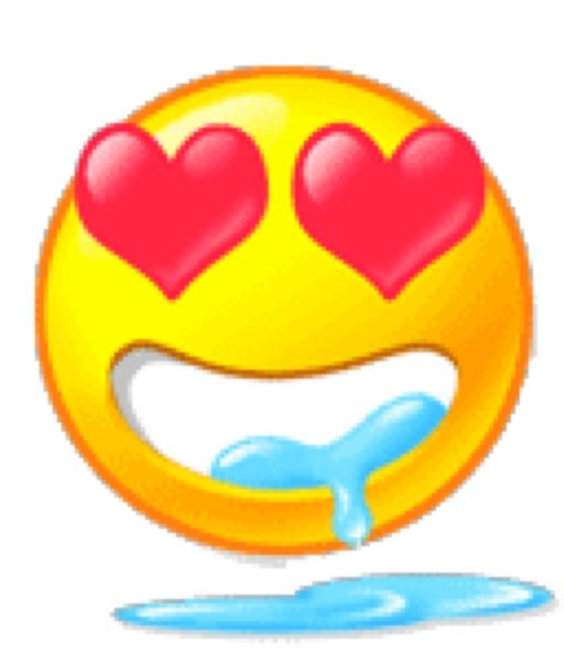 Смайлик слюнки текут