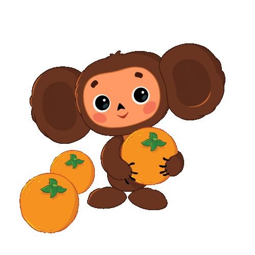 Стикеры Чебурашка для ватсап