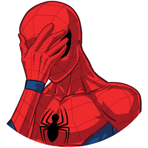 Стикеры Марвел человек паук ВК