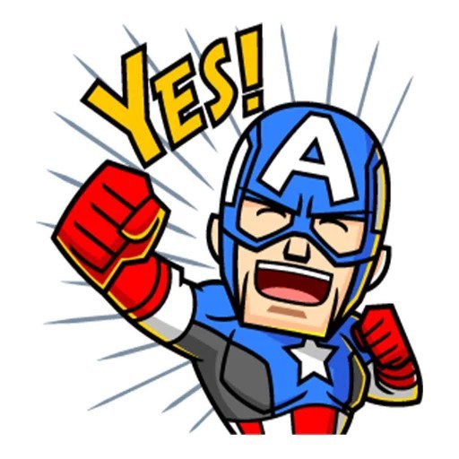 Стикеры Марвел телеграмм