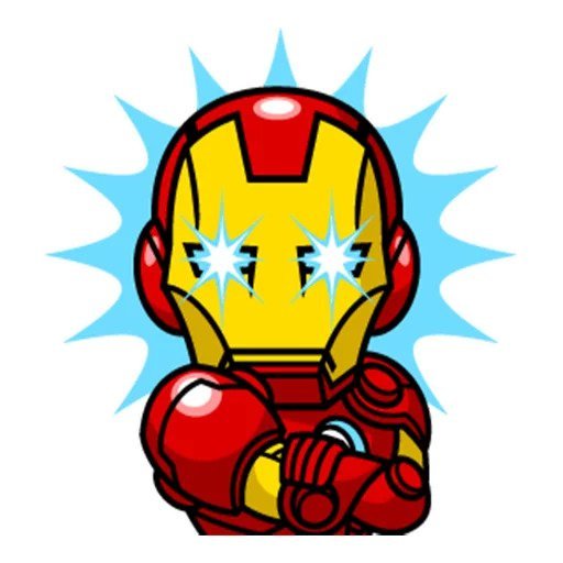 Стикеры Железный человек мини