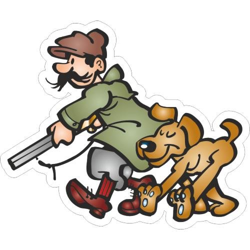 Охотник силуэт