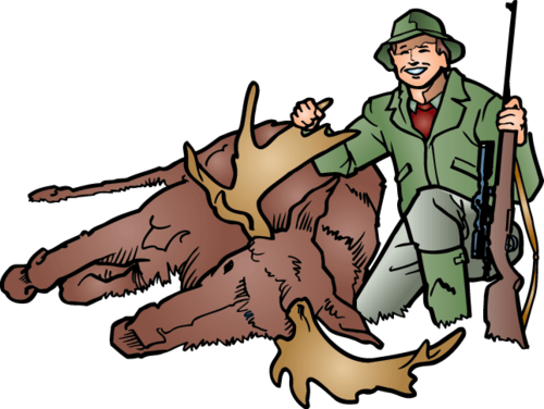 Эмблема охотников и рыболовов