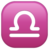 Весы знак зодиака ЭМОДЖИ