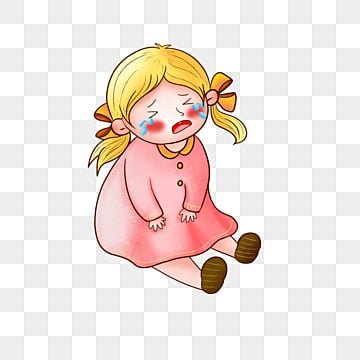 Девочка плачет PNG