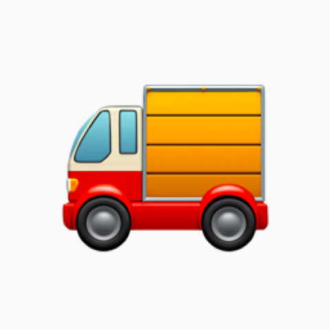 Смайлик грузовая машина