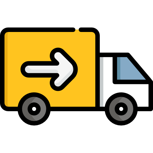 Грузовик иконка цветная