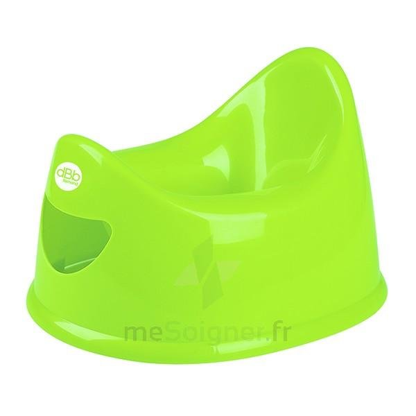 Детский горшок зеленый круглый