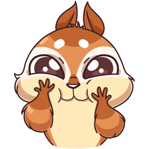 Бурундук Стикеры