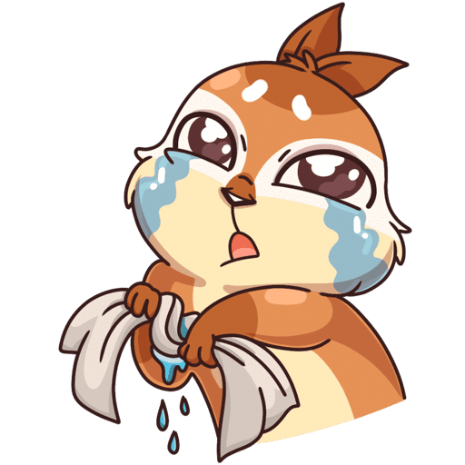 Стикеры бурундук квип