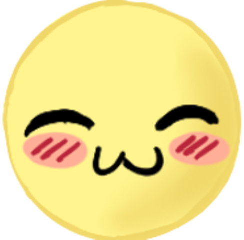 Смайлик с красными щеками