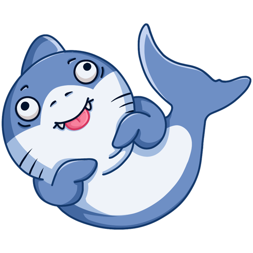 Стикеры ВК акула