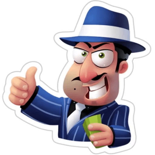 Мафиозник стикер