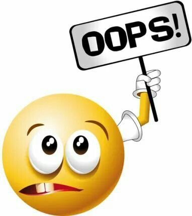 Смайлик ошибка