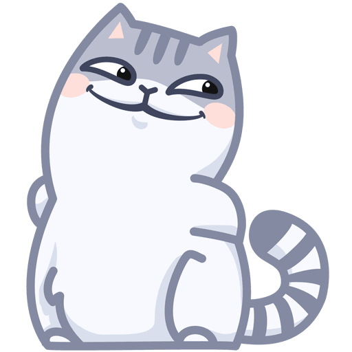 Стикеры ВК серый персик