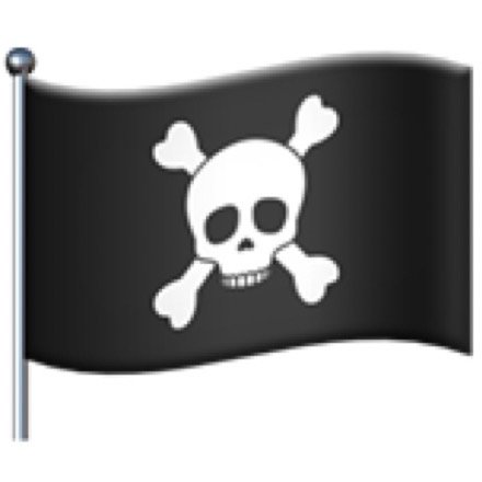 ЭМОДЖИ флаг пиратов
