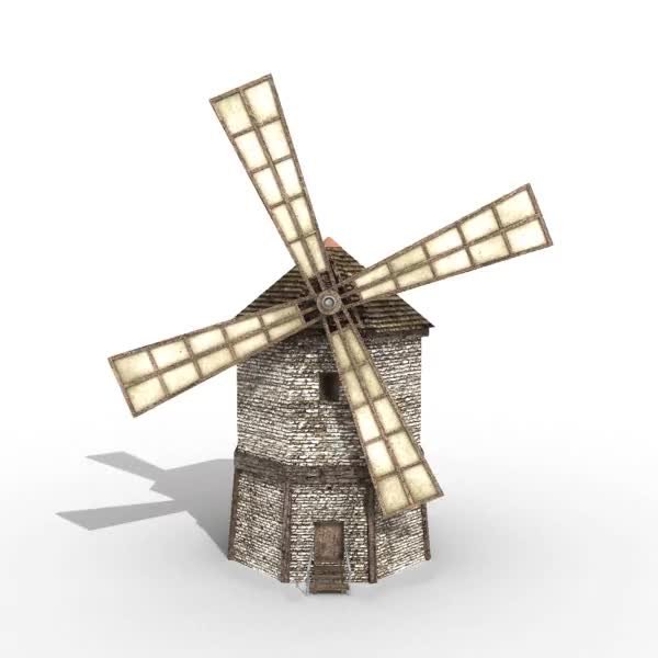 Мельница анимация