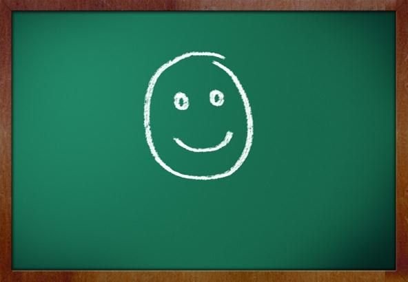 Рожица на доске