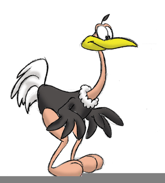 Анимированный страус