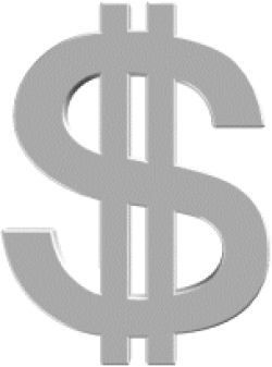 Знак доллара анимация