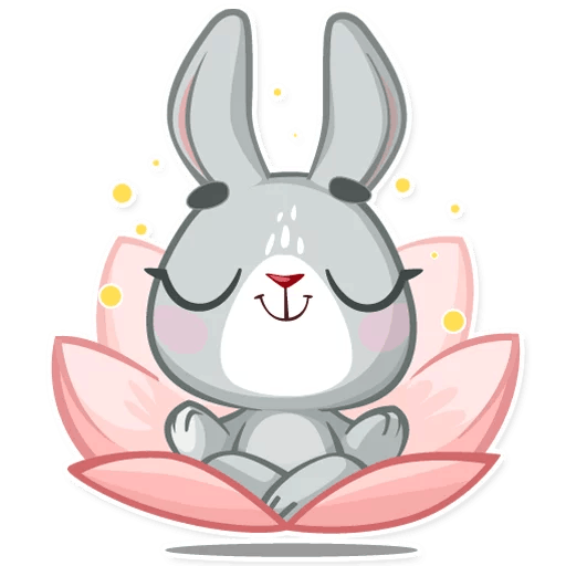 Стикеры зайчики