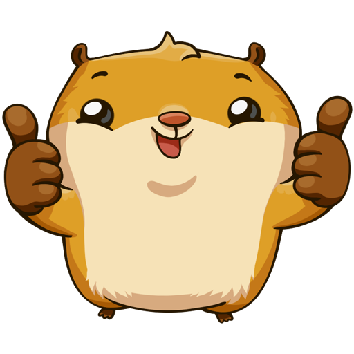 Маска хомяка на голову