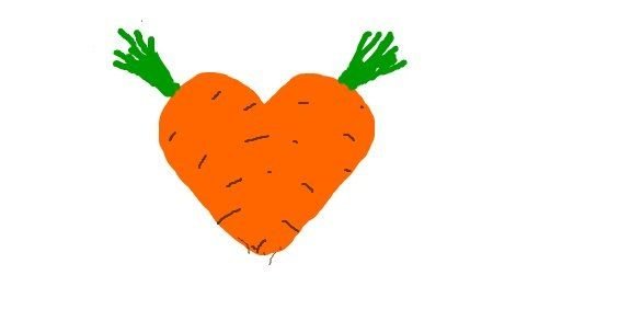 Морковь сердце