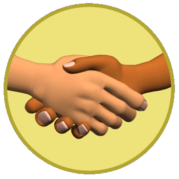 Смайлик здоровается